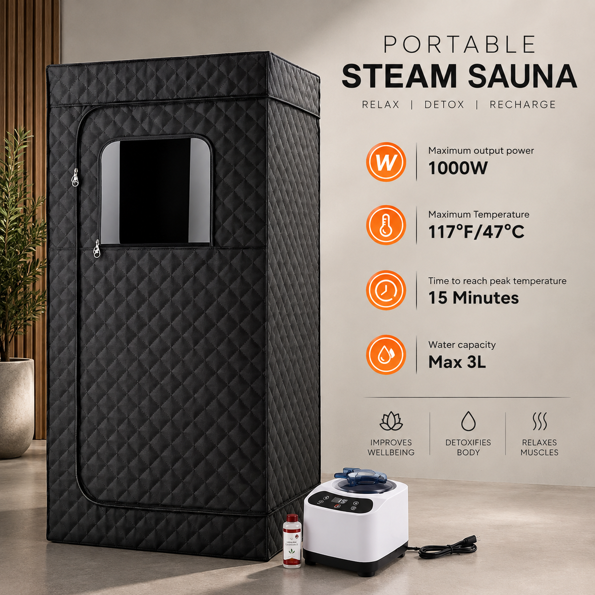 Luxury Home Sauna Room